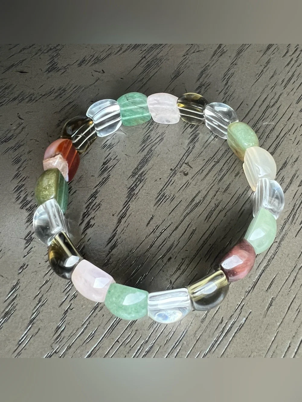 Multi Stones soft bangle SIZE 6.75’